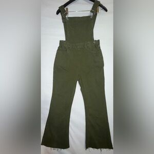 Umgee Sage Green Denim Bib Overalls NWT Small